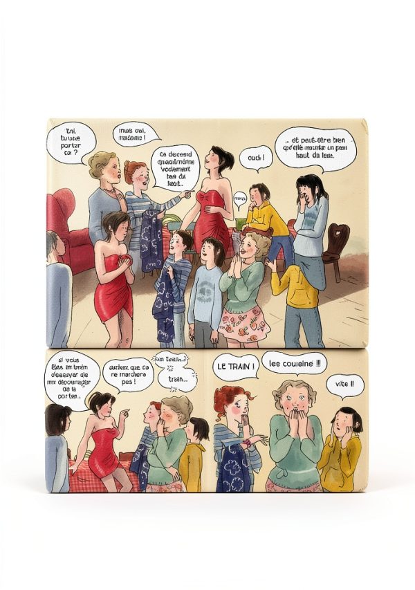 Quatre Sœurs French Manga Graphic Novel Series Literary-5