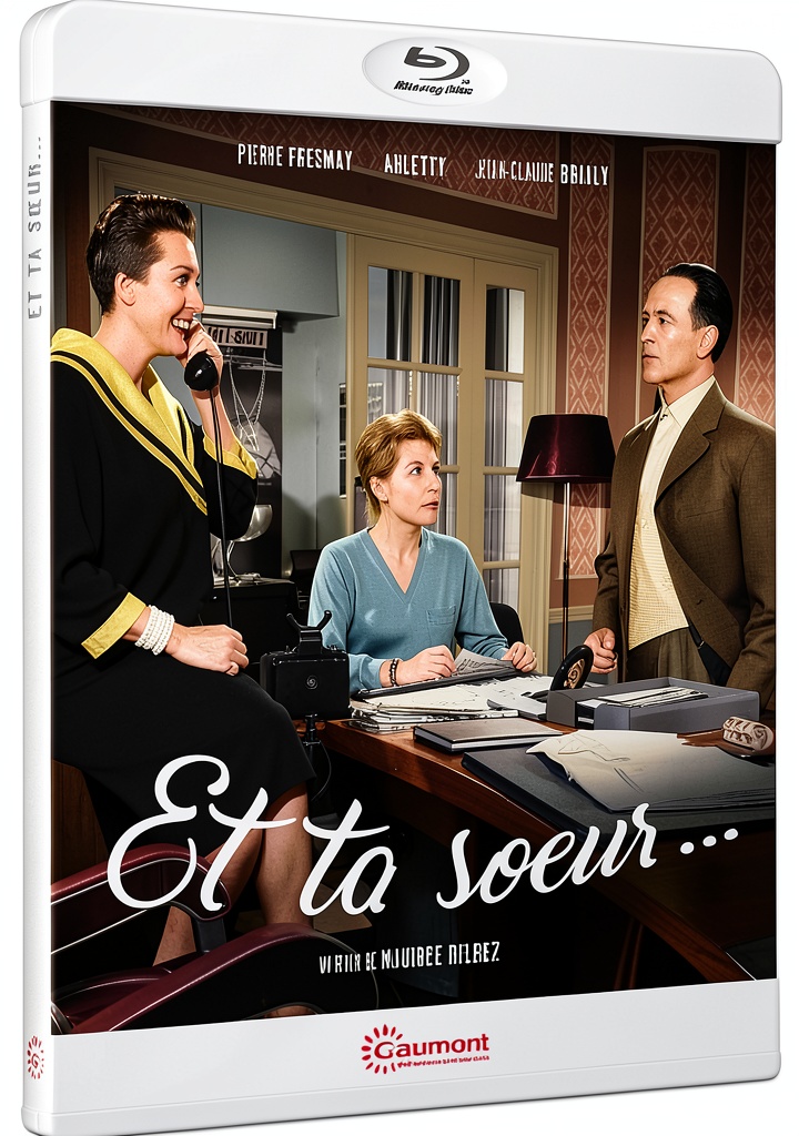 French Blu-ray disc with packaging and aspect ratio display