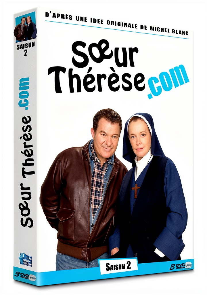 French DVD collection displayed with three discs and case