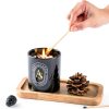 Ames Soeurs Amber Oud Obsidian Candle Men Aromatherapy-2