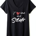 J'aime Ma Sœur Love Heart Gift for Women Men Kids-0