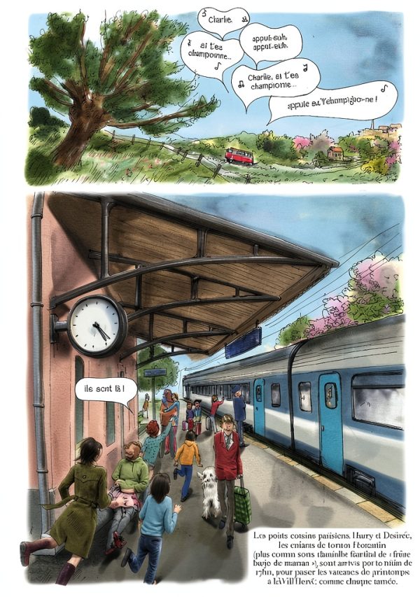 Quatre Sœurs French Manga Graphic Novel Series Literary-6