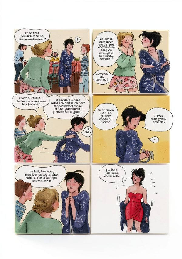 Quatre Sœurs French Manga Graphic Novel Series Literary-4