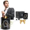 Ames Soeurs Amber Oud Obsidian Candle Men Aromatherapy-4