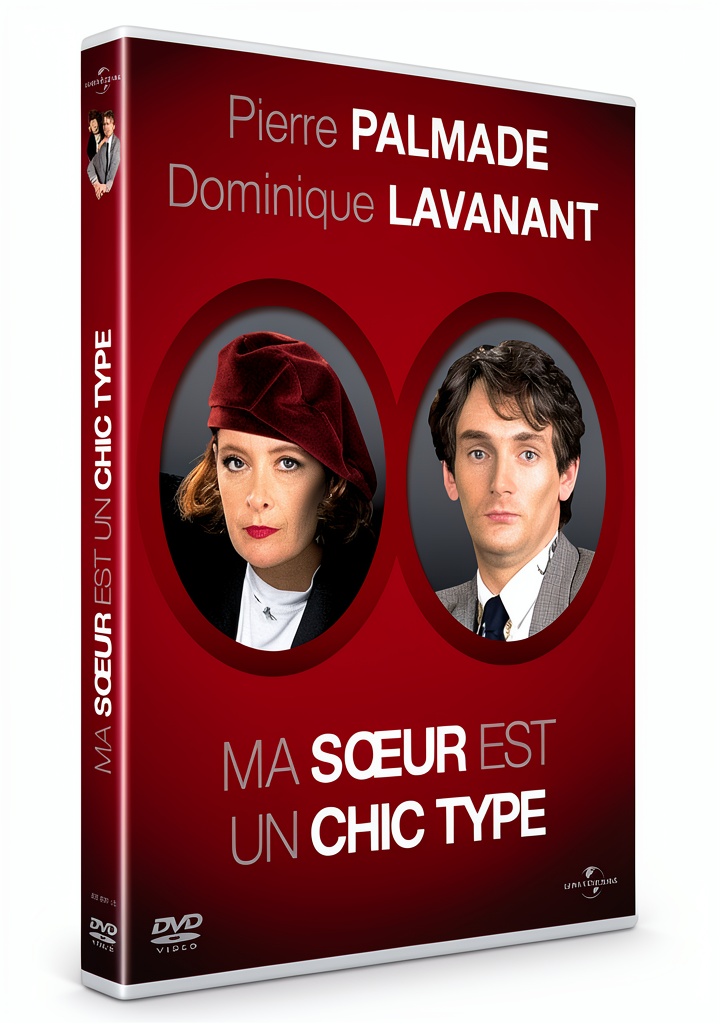 Installing French DVD Movie Aspect Ratio 1331 Dubbed Language Film on a wooden desk