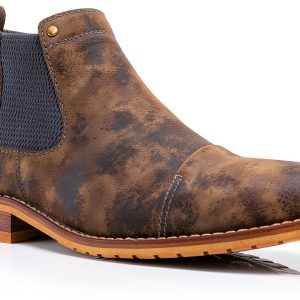 Chelsea Boot Sterling Men's Vegan Leather & Suede, Multiple Colors-0