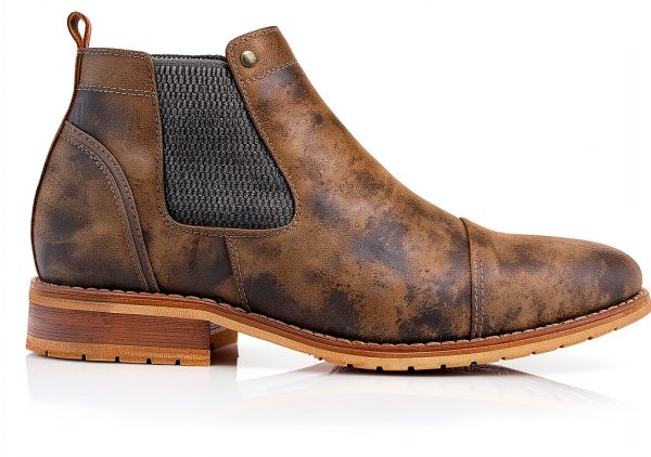 Chelsea Boot Sterling Men's Vegan Leather & Suede, Multiple Colors-1