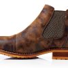 Chelsea Boot Sterling Men's Vegan Leather & Suede, Multiple Colors-3